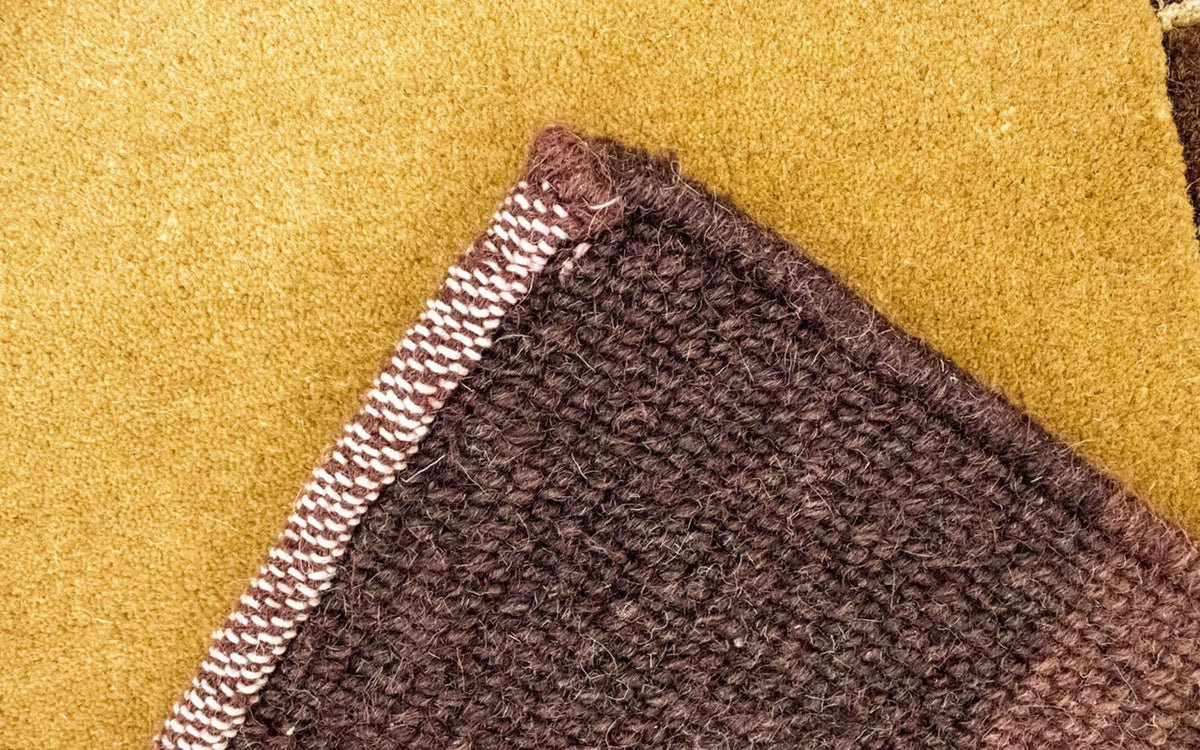 Alfombra de Nepal - 193 x 143 cm - oro