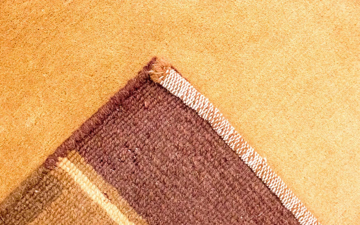 Alfombra de Nepal - 201 x 146 cm - naranja