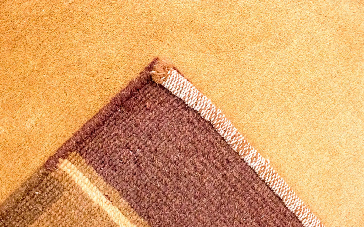 Alfombra de Nepal - 201 x 146 cm - naranja