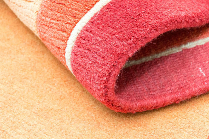 Alfombra de Nepal - 175 x 120 cm - naranja