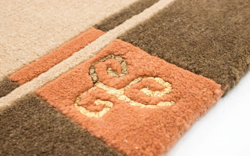 Alfombra de Nepal - 242 x 175 cm - beige