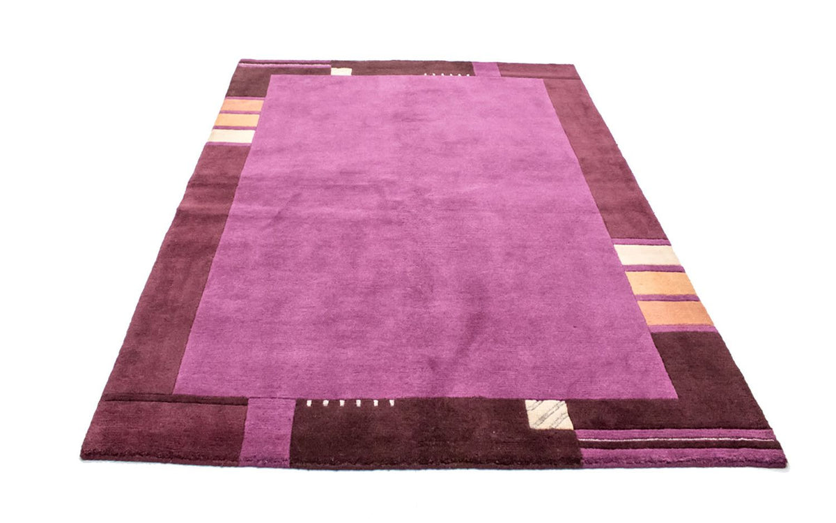 Alfombra de Nepal - 241 x 172 cm - púrpura