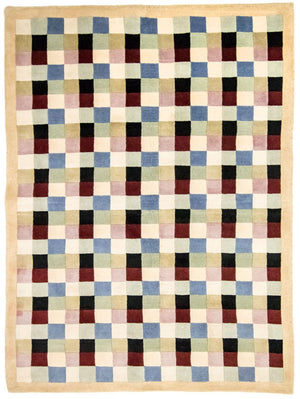 Alfombra de Nepal - 224 x 161 cm - colorido