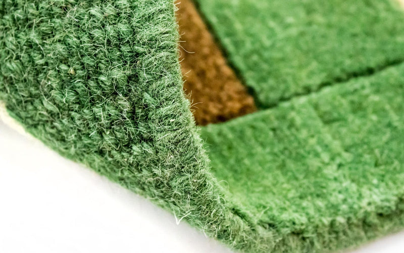 Alfombra de Nepal - 225 x 161 cm - verde