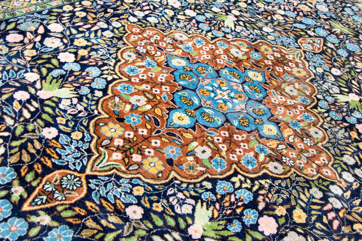 Alfombra oriental - 226 x 140 cm - azul