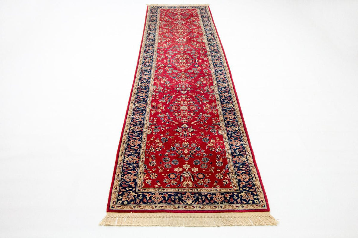 Alfombra de pasillo Alfombra persa - Tabriz - 336 x 78 cm - rojo