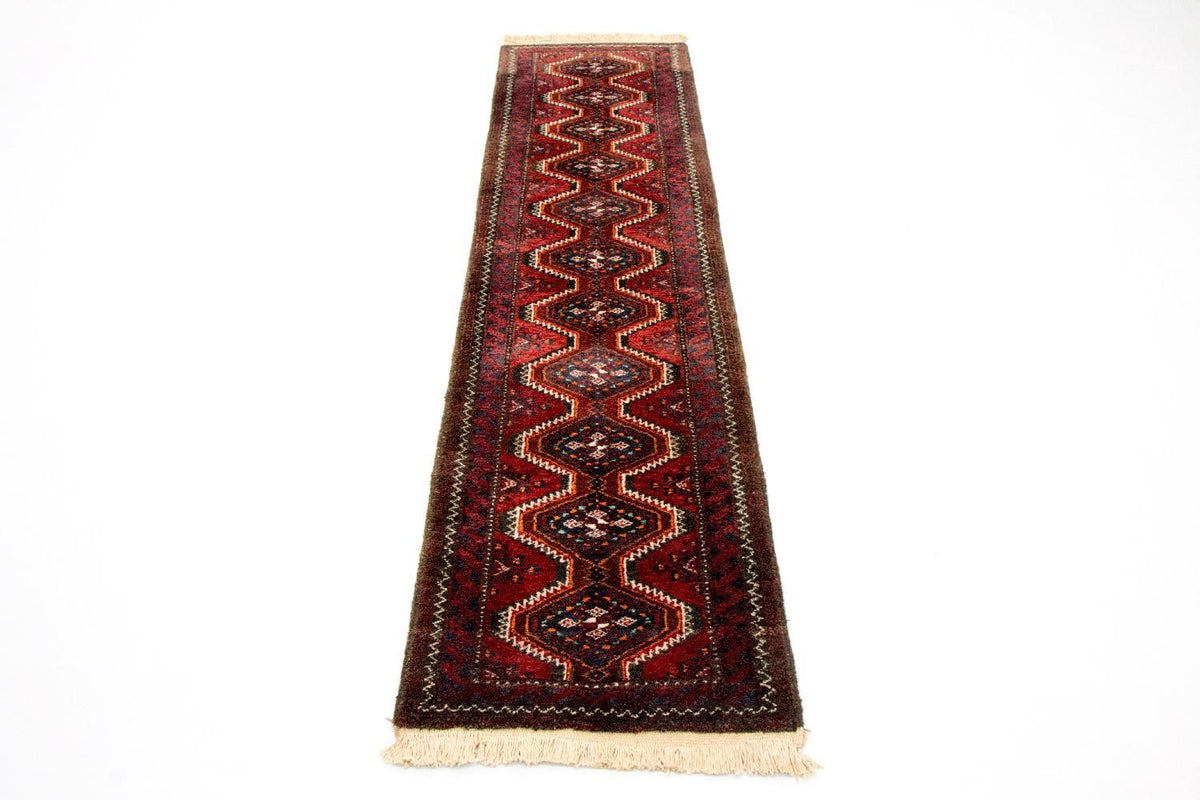 Alfombra de pasillo Alfombra persa - Nómada - 197 x 52 cm - rojo