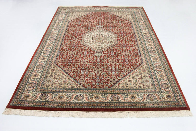 Alfombra persa - Bidjar - 242 x 172 cm - rojo