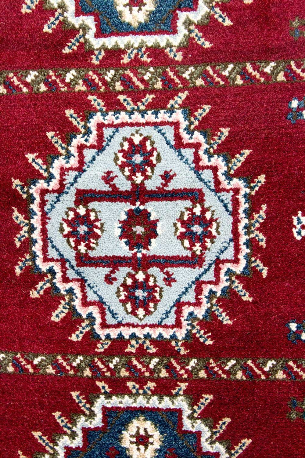 Alfombra oriental - 154 x 93 cm - rojo