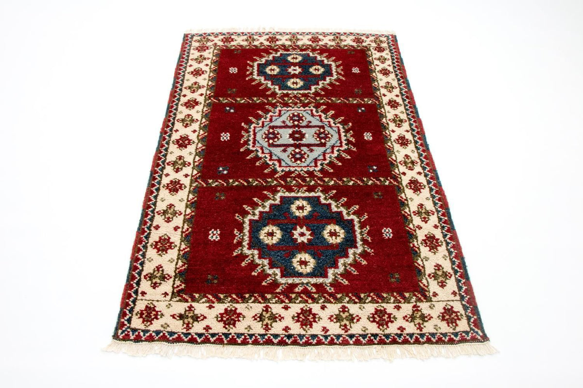 Alfombra oriental - 154 x 93 cm - rojo