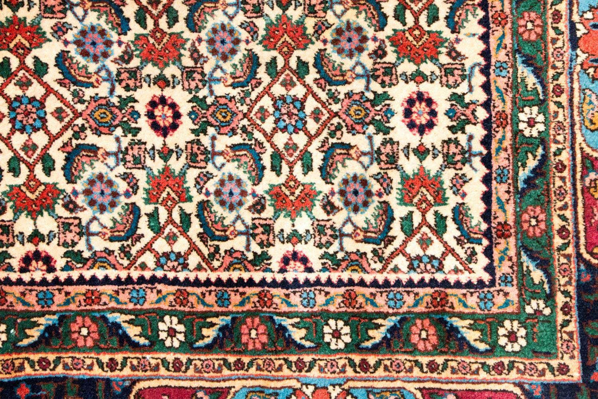 Alfombra persa - Bidjar - 315 x 223 cm - azul oscuro