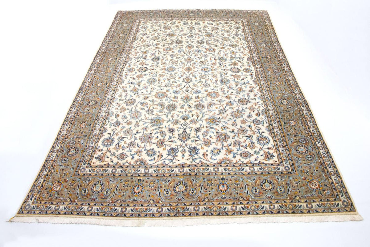 Alfombra persa - Keshan - 413 x 307 cm - beige