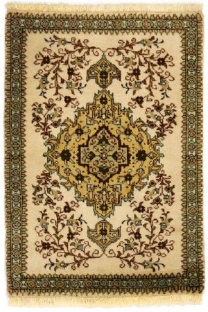 Alfombra persa - Tabriz - 87 x 62 cm - beige