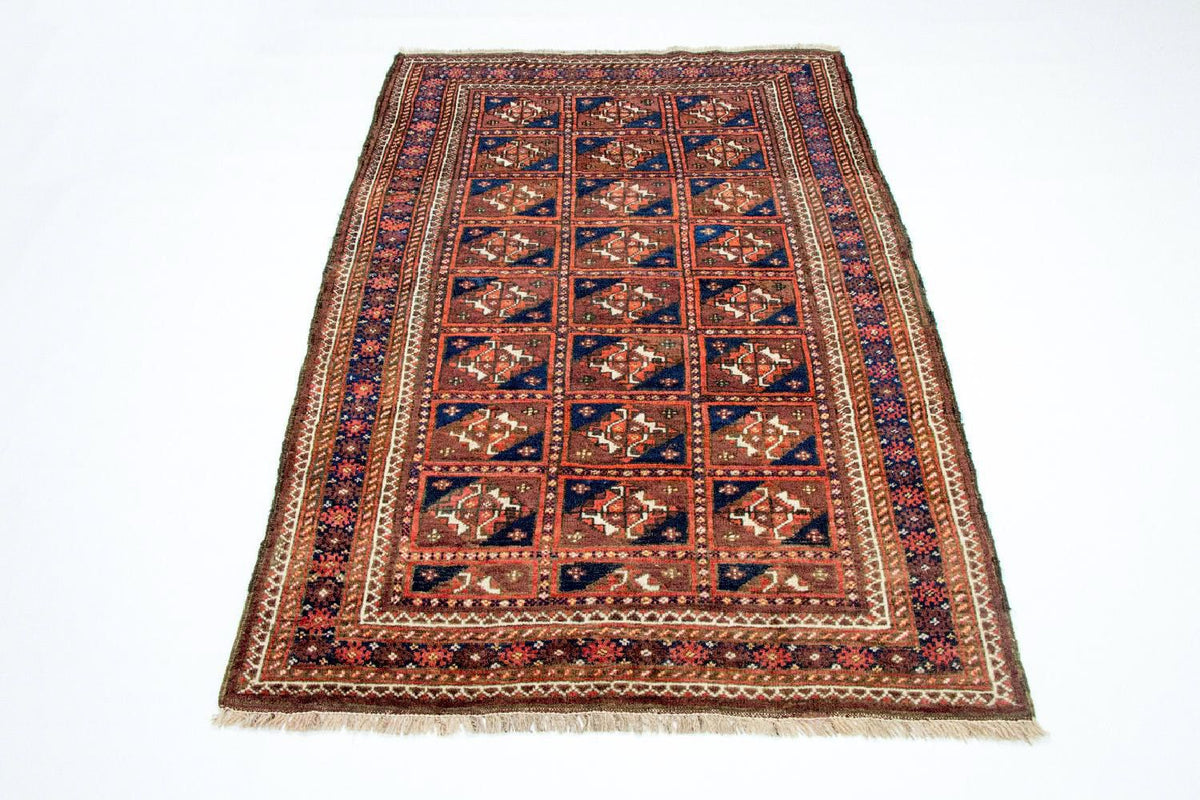 Alfombra afgana - Bukhara - 164 x 105 cm - azul