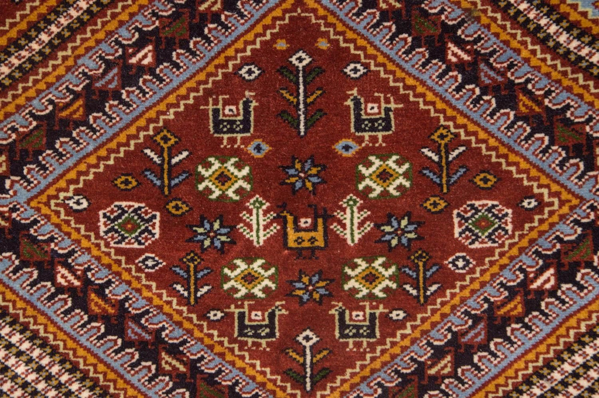 Alfombra afgana - 148 x 118 cm - marrón