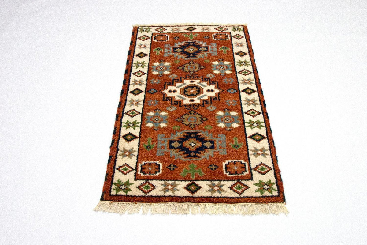Alfombra oriental - 115 x 64 cm - óxido