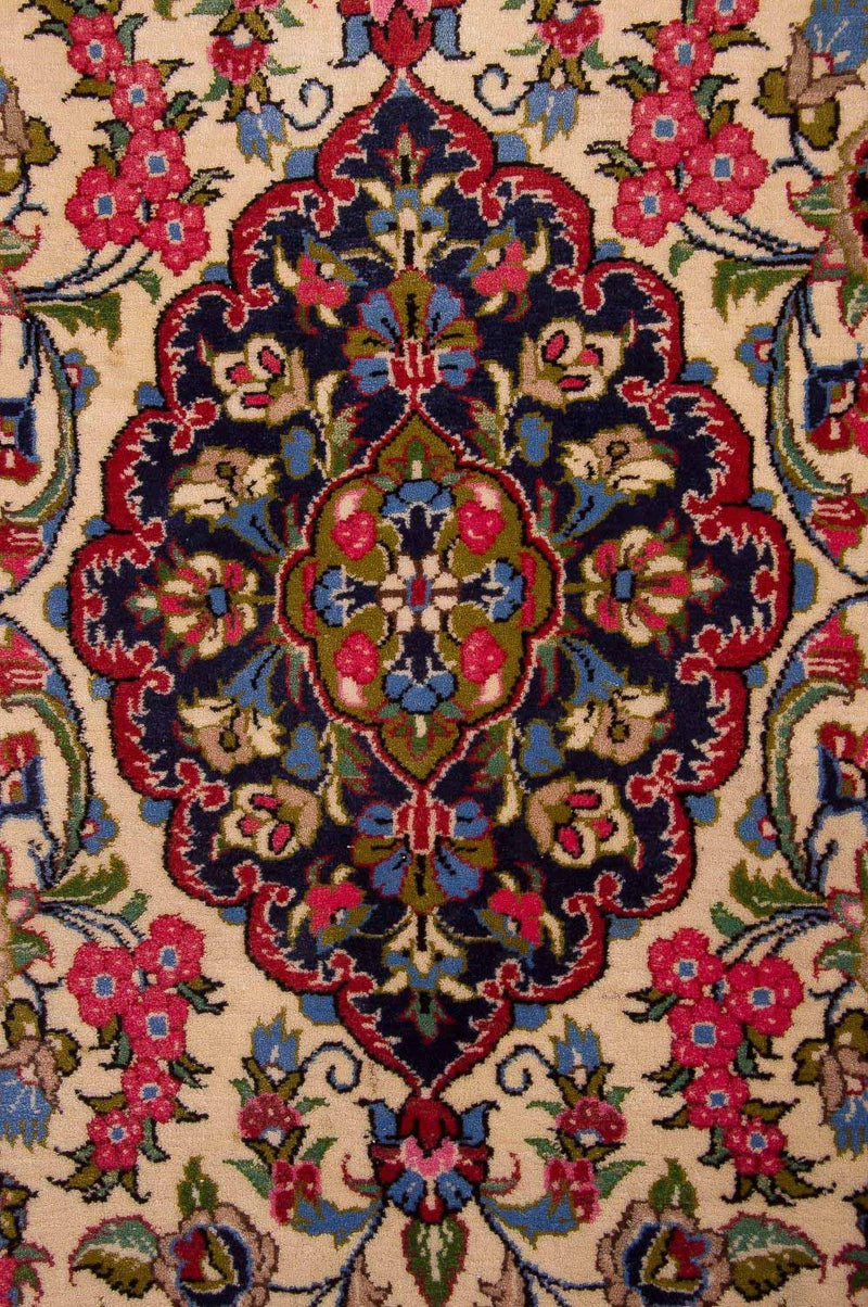 Alfombra persa - Ghom - 110 x 77 cm - multicolor