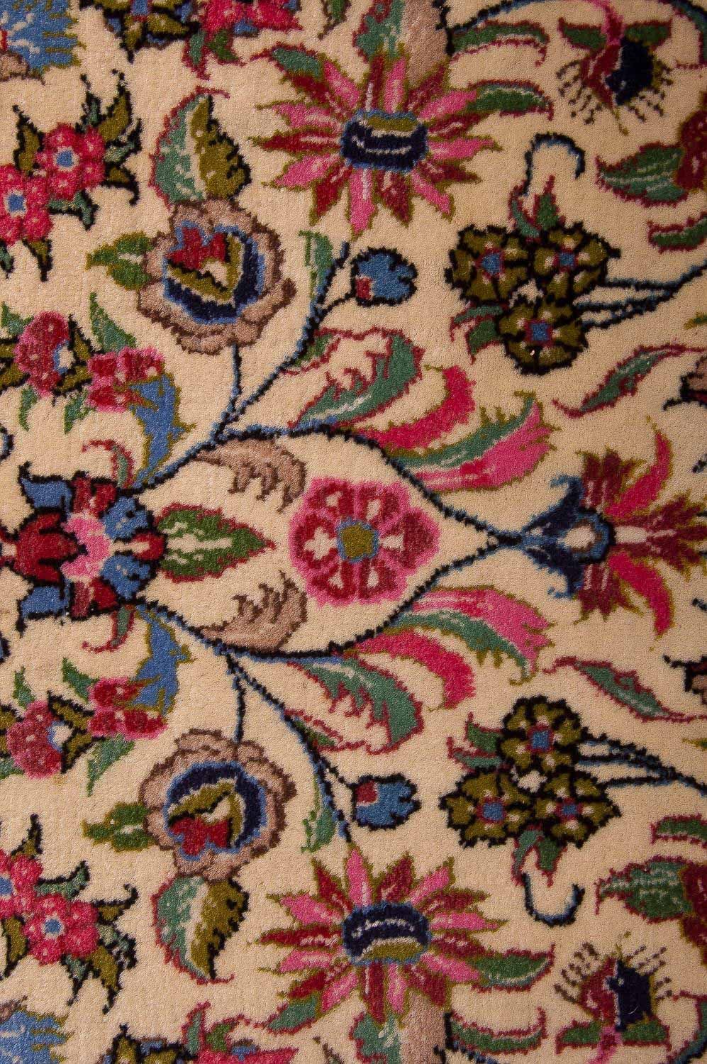 Alfombra persa - Ghom - 110 x 77 cm - multicolor