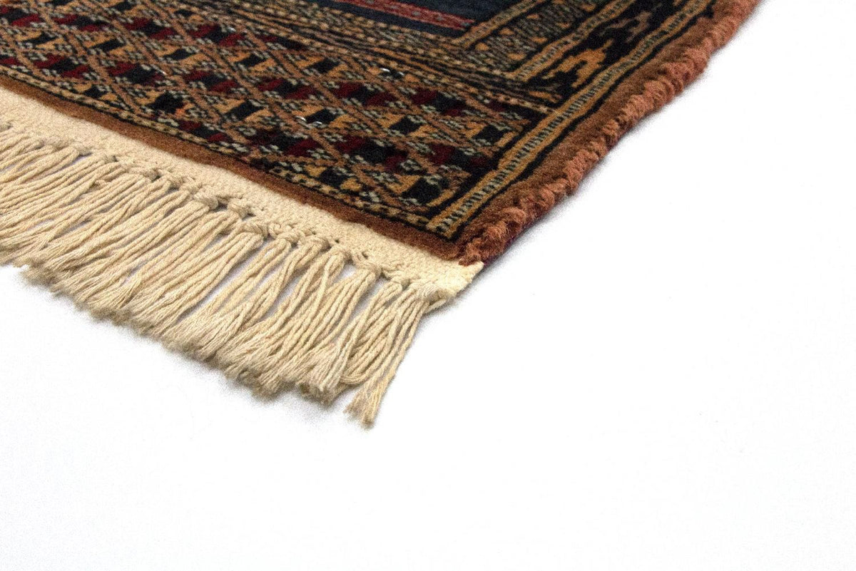Alfombra afgana - Bukhara cuadrado - 47 x 44 cm - azul