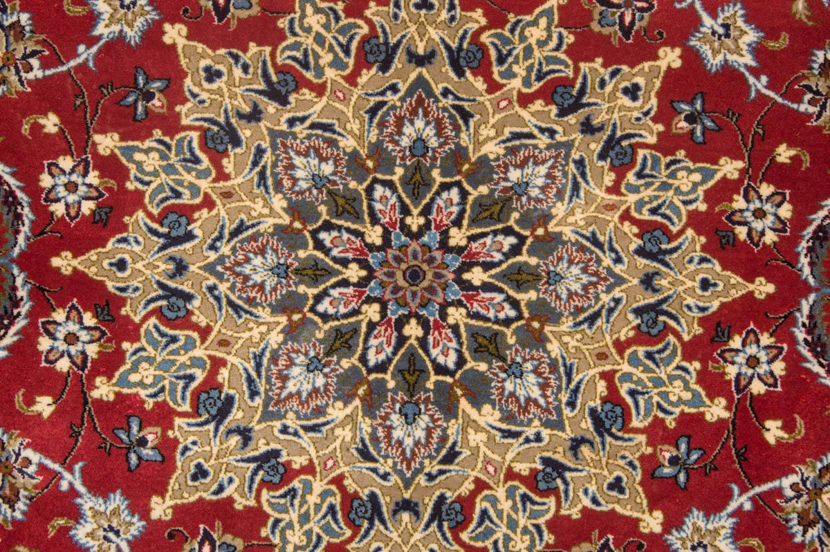 Alfombra Persa - Isfahan - Prima - 224 x 157 cm - rojo