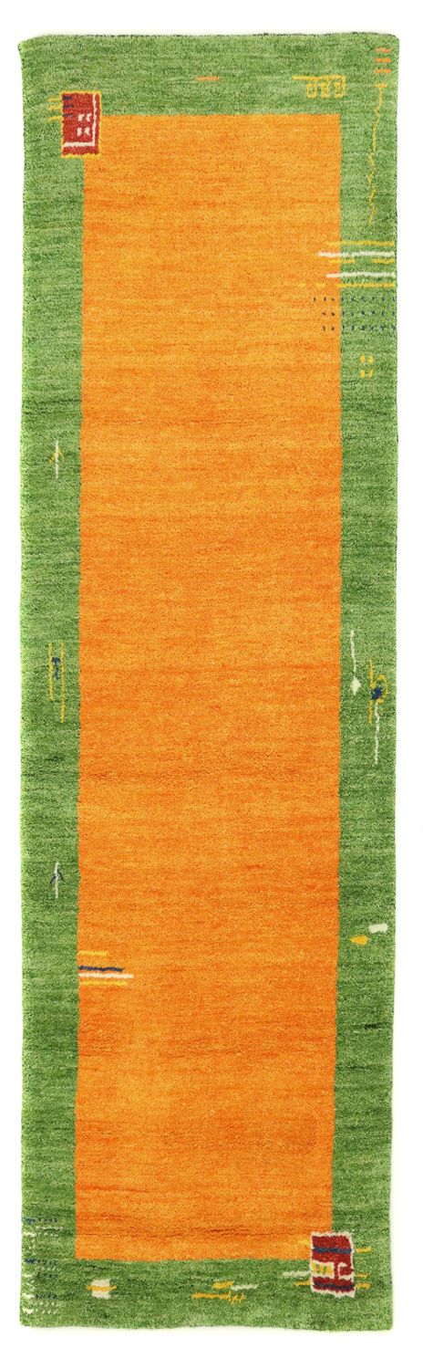 Alfombra de pasillo Alfombra Gabbeh - Softy - 200 x 80 cm - naranja
