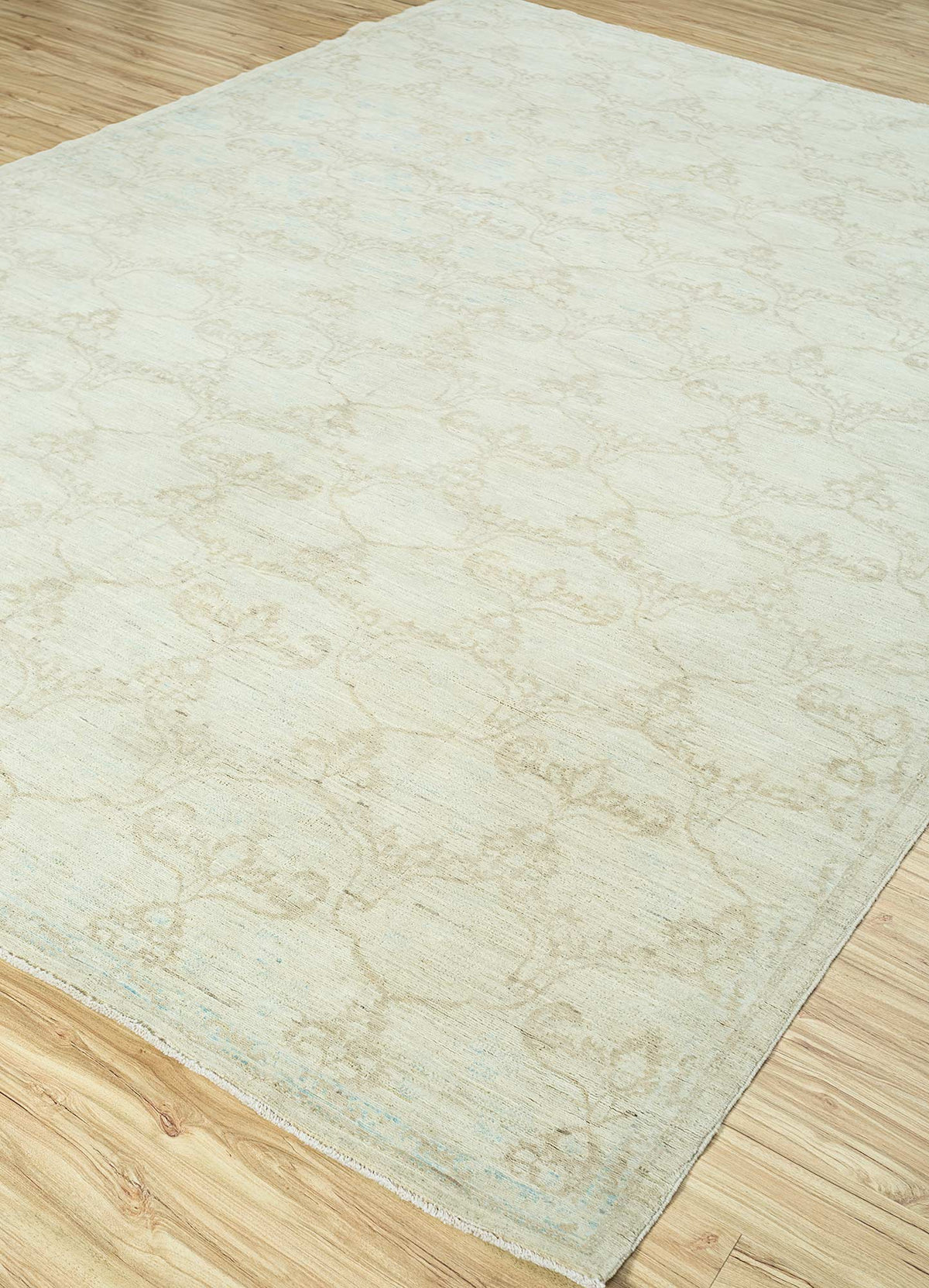 Alfombra de lana - 268 x 188 cm - crema