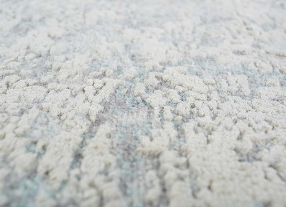Alfombra de lana - 298 x 235 cm - plata