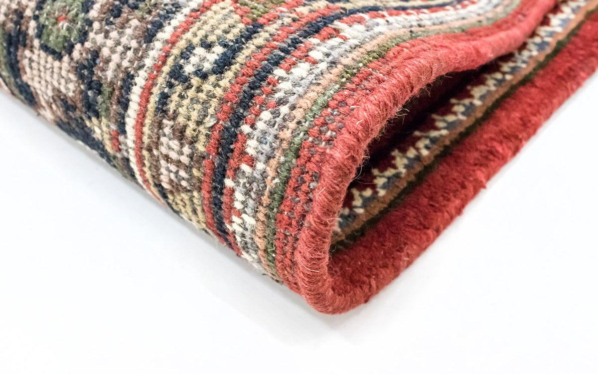 Alfombra oriental - 90 x 60 cm - rojo