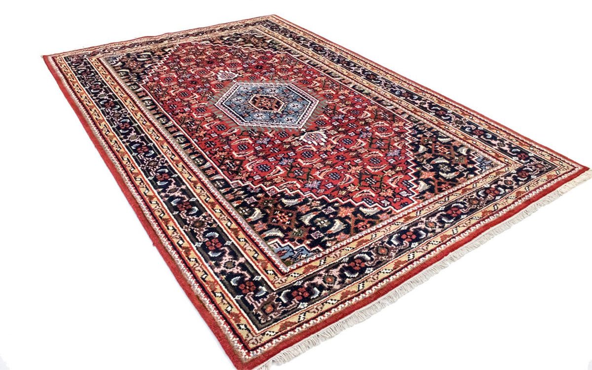Alfombra oriental - 90 x 60 cm - rojo