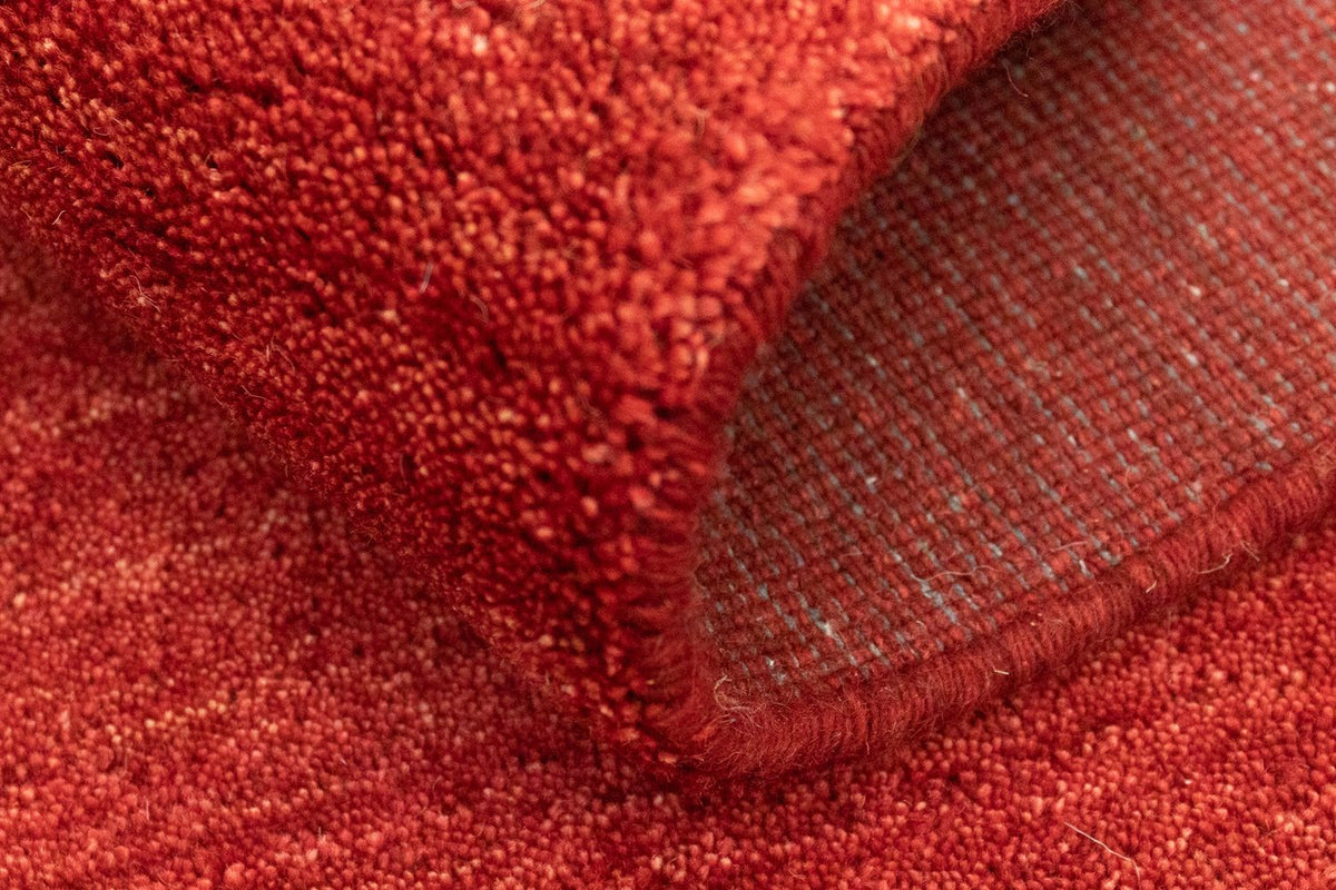 Alfombra de pasillo Alfombra Gabbeh - Indus - 200 x 80 cm - rojo
