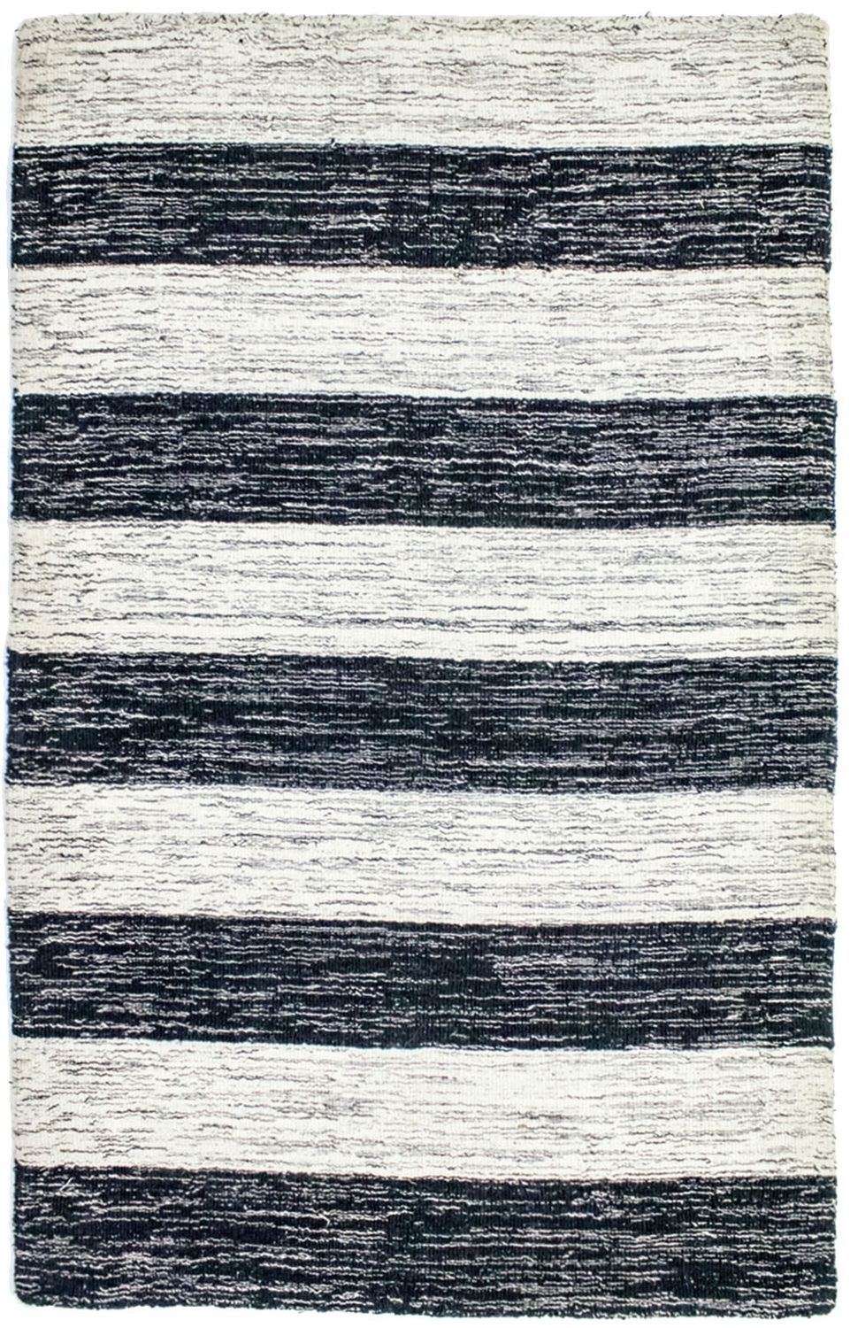 Alfombra de lana - 164 x 103 cm - multicolor