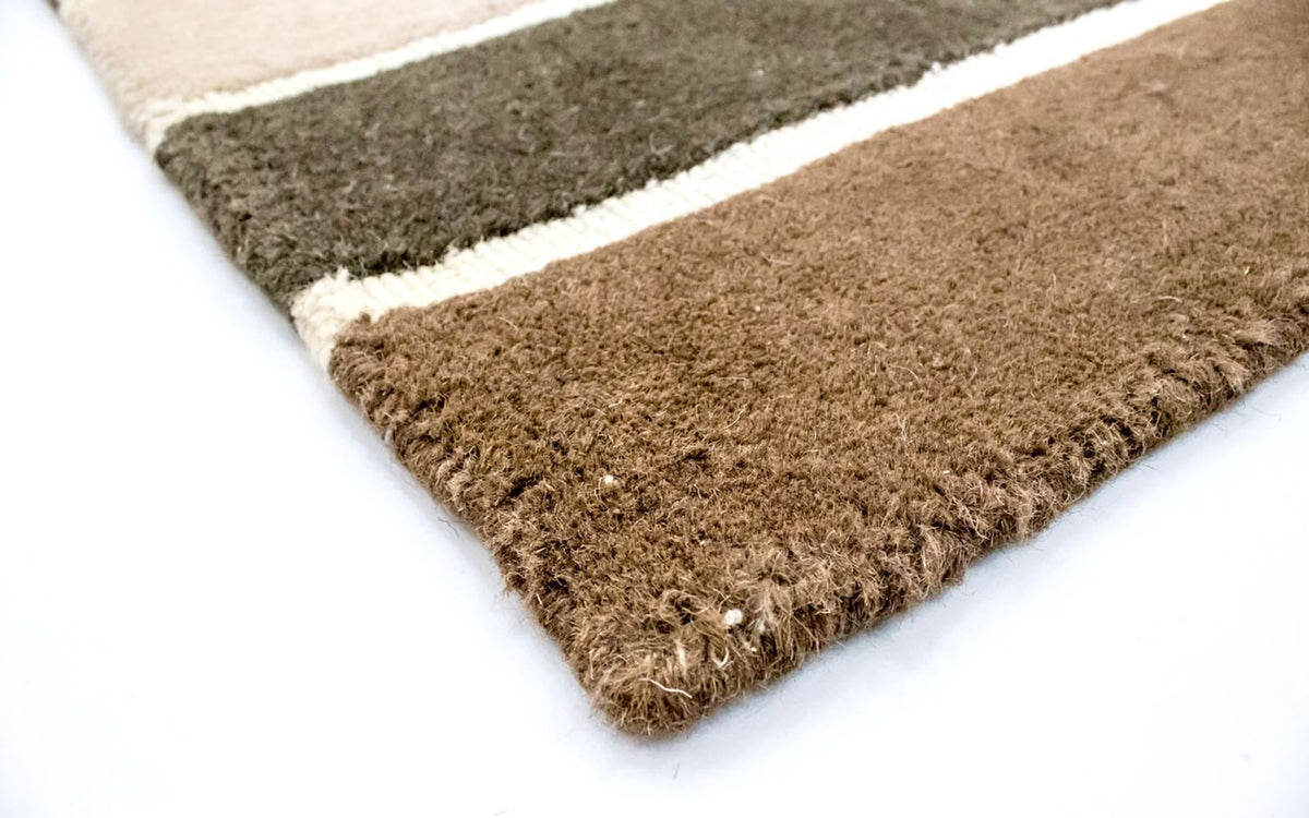 Alfombra de lana - 148 x 85 cm - multicolor