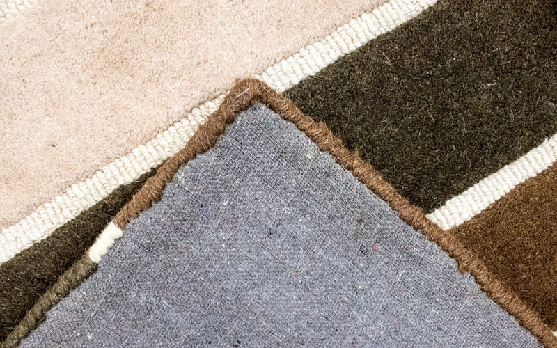 Alfombra de lana - 148 x 85 cm - multicolor