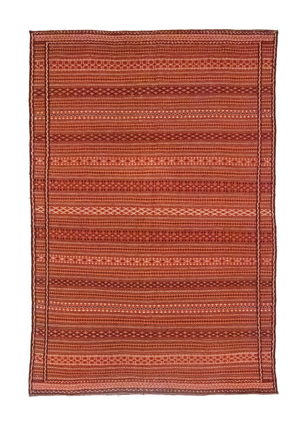 Alfombra Kelim - Oriental - 242 x 166 cm - marrón