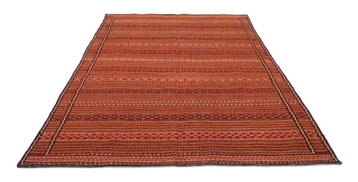 Alfombra Kelim - Oriental - 242 x 166 cm - marrón