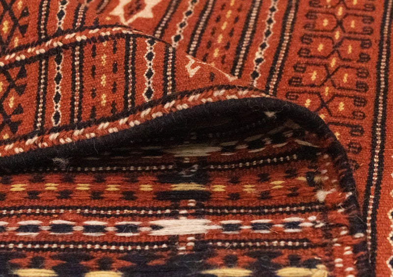 Alfombra Kelim - Oriental - 305 x 198 cm - naranja