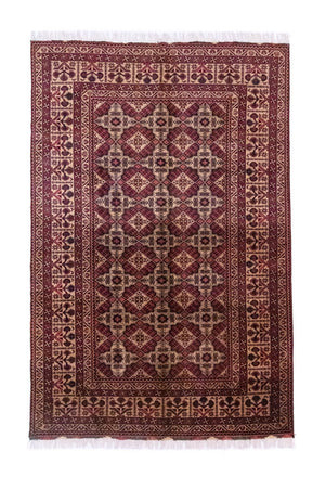 Alfombra afgana - 283 x 201 cm - marrón