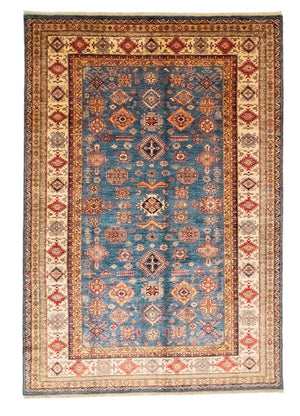 Alfombra Ziegler - Kazak - 303 x 205 cm - azul