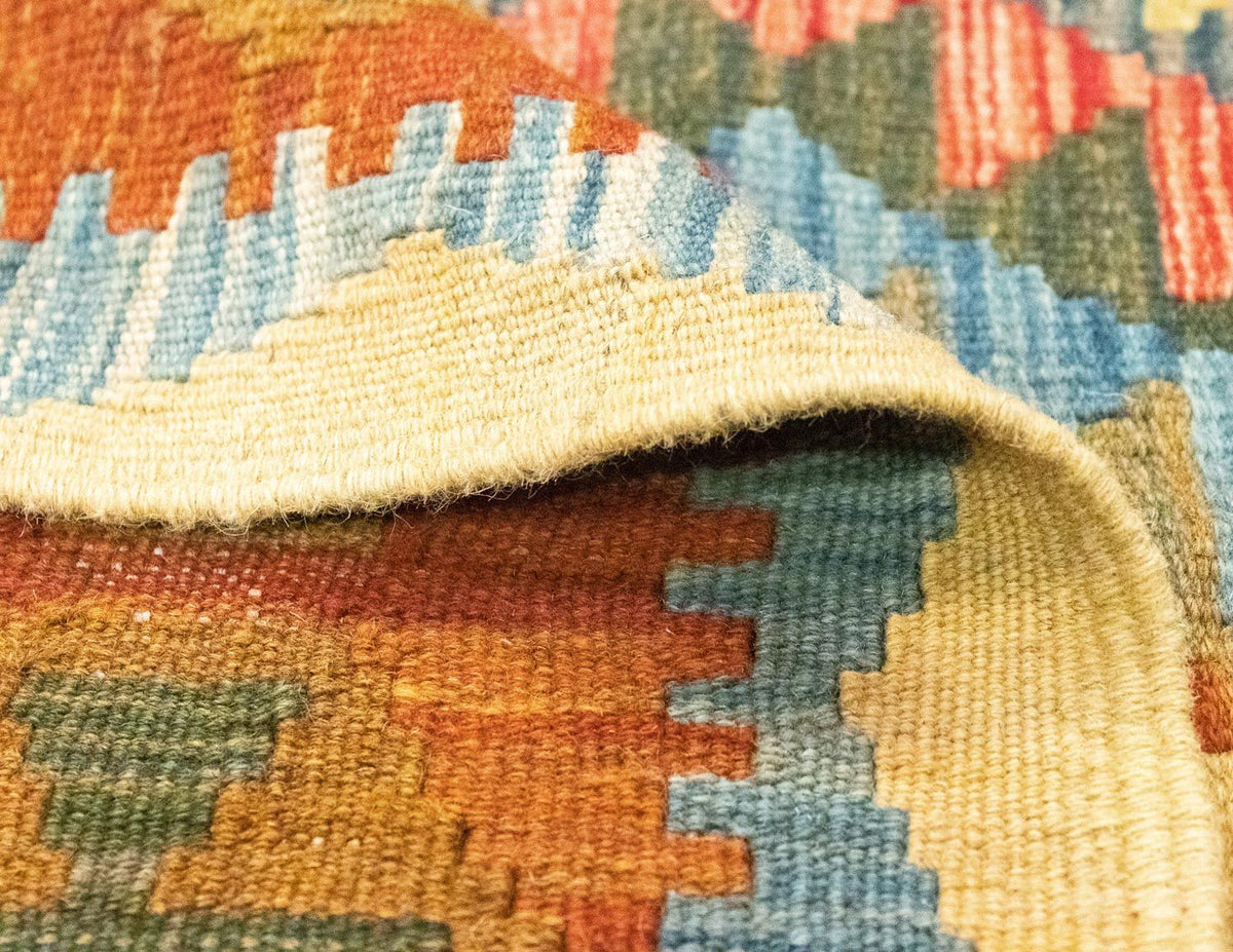 Alfombra Kelim - Oriental - 196 x 154 cm - naranja