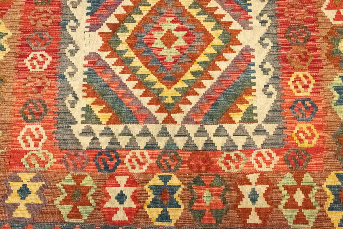 Alfombra Kelim - Oriental - 203 x 148 cm - naranja