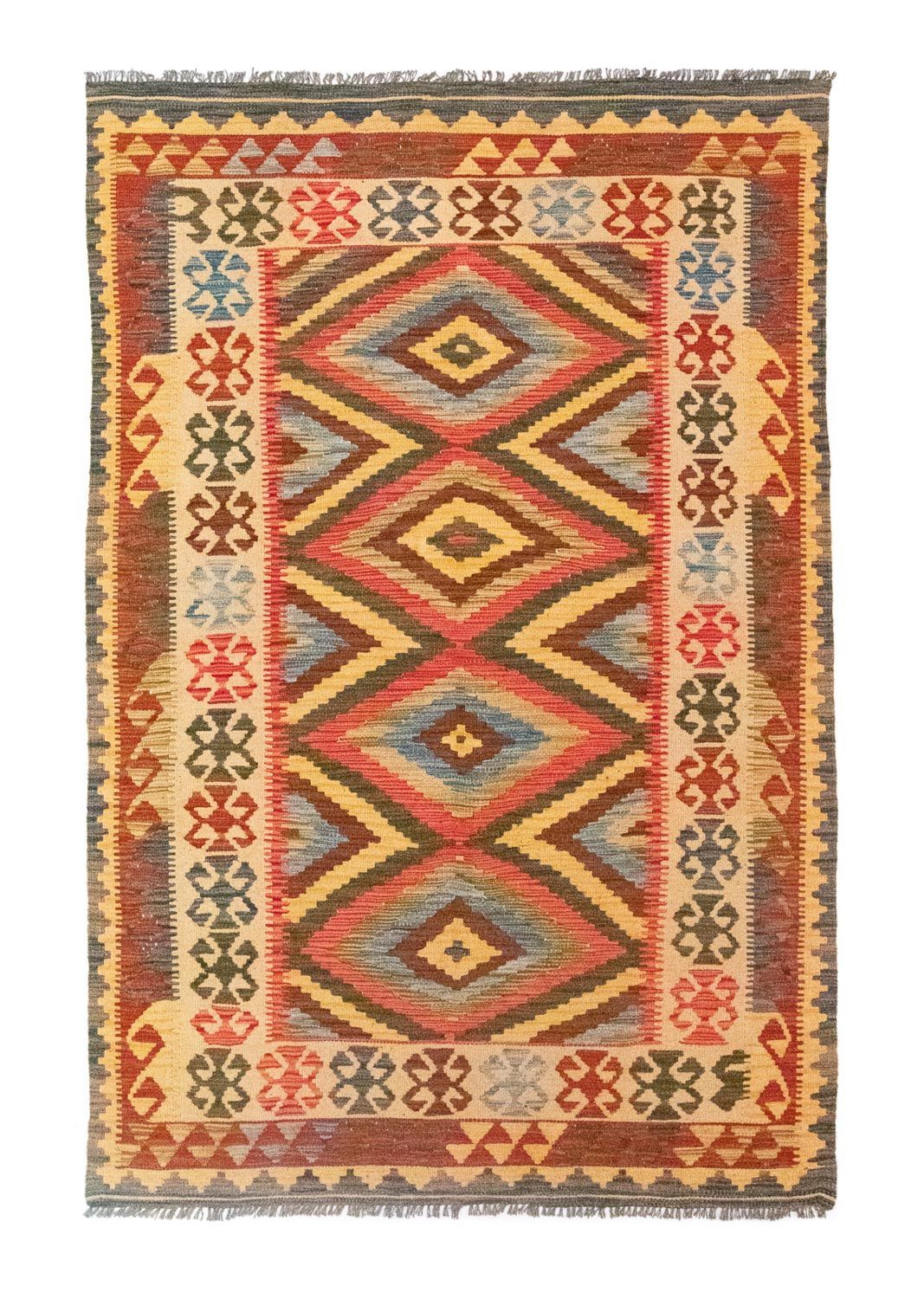 Alfombra Kelim - Oriental - 207 x 139 cm - multicolor
