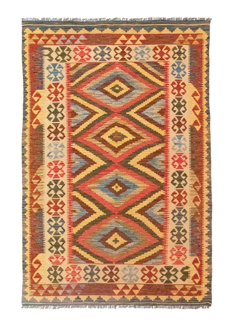 Alfombra Kelim - Oriental - 207 x 139 cm - multicolor