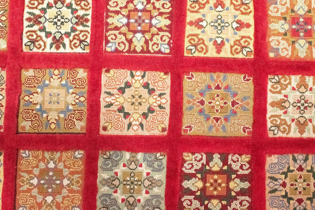 Alfombra persa - Nómada - 121 x 81 cm - rojo