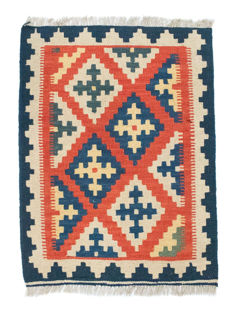 Alfombra Kelim - Oriental - 87 x 64 cm - naranja