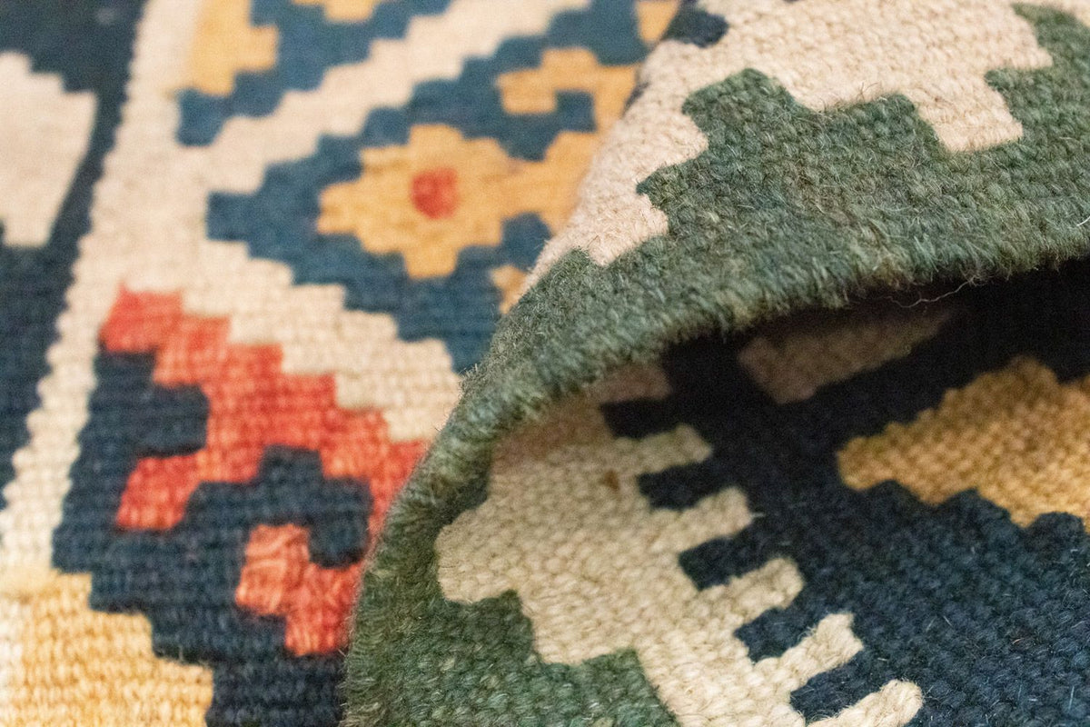 Alfombra Kelim - Oriental - 90 x 61 cm - azul