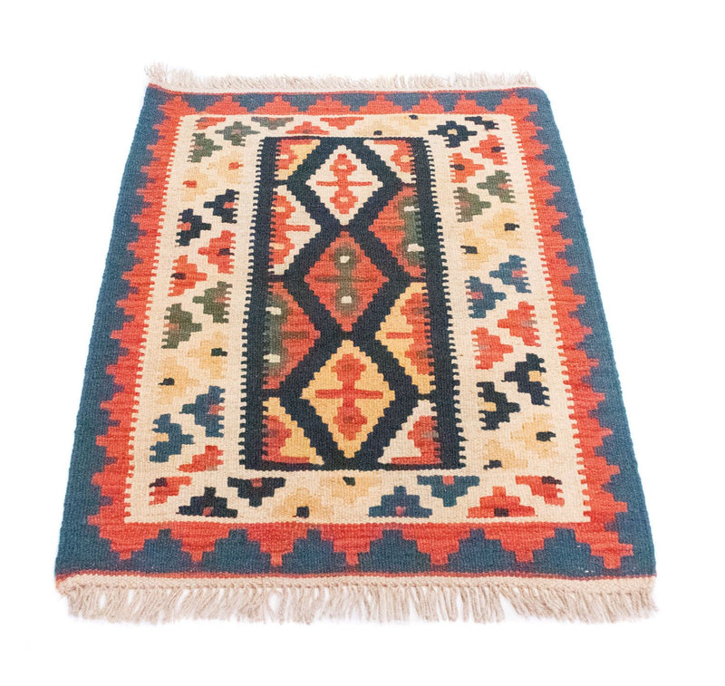 Alfombra Kelim - Oriental - 90 x 65 cm - beige