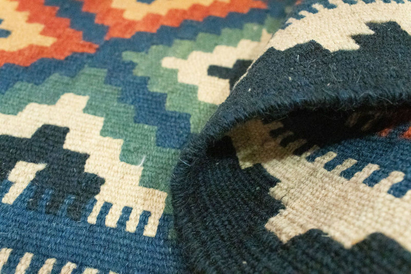 Alfombra Kelim - Oriental - 90 x 60 cm - azul