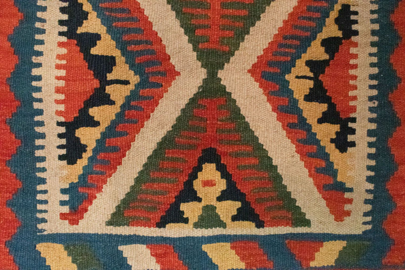 Alfombra Kelim - Oriental - 90 x 64 cm - beige