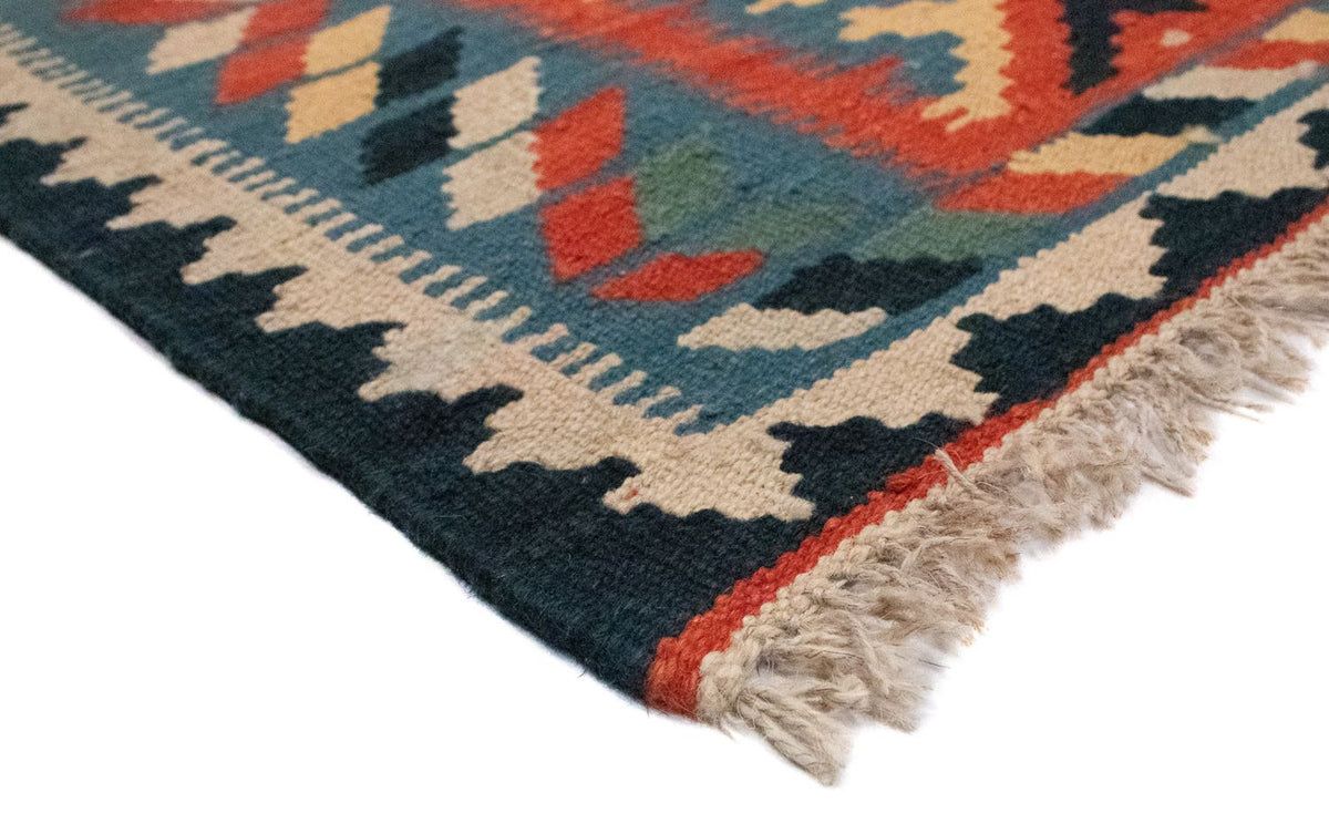 Alfombra Kelim - Oriental - 87 x 60 cm - azul