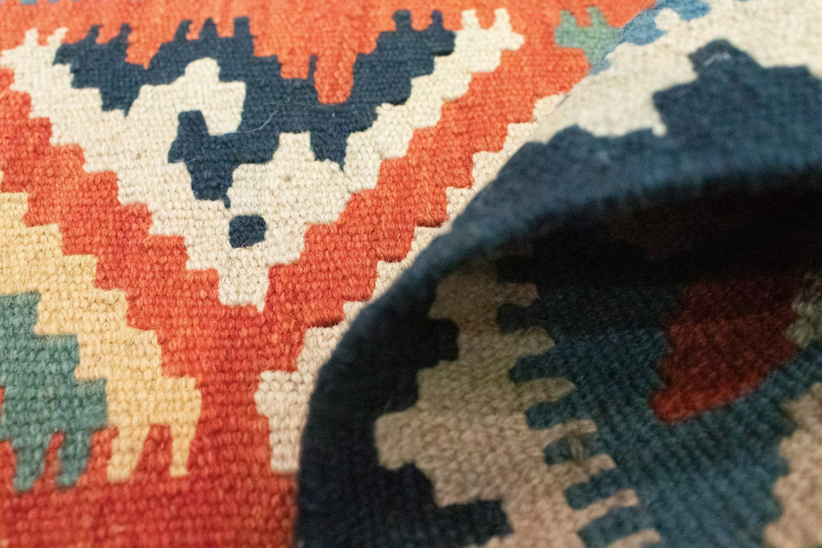 Alfombra Kelim - Oriental - 87 x 60 cm - azul
